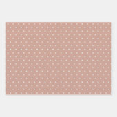 BUDGET Licht Terracotta Monochroom TROUWEN Inpakpapier Vel (Voorkant 3)