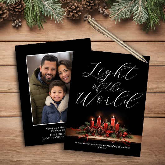 Budget Licht van de Wereld Bijbel Verse Kerstmis