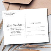 Budget Liefde en het strand bruiloft Save the Date Aankondigingskaart