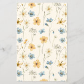 Budget liefde in bloei bruids douche uitnodiging flyer (Achterkant)