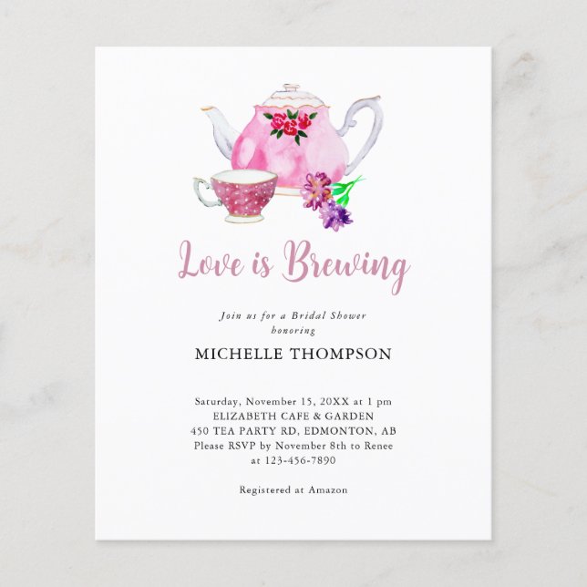 Budget Liefde is het Brouwen van Vrijgezellenfeest (Voorkant)