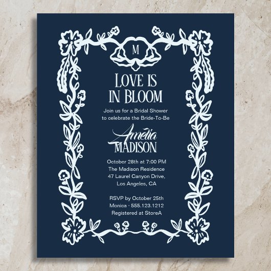 Budget Liefde is in Bloei Bloemrijke Bruiloftsshow Flyer