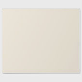 BUDGET Light BEIGE Monochrome bruiloft Cadeaupapier (Vlak)