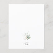 Budget Light Eucalyptus Glow Gold Graduparty Flyer (Achterkant)