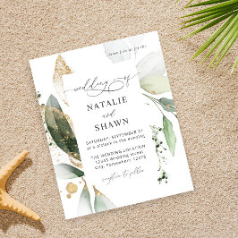 Budget Light Eucalyptus Glow Gold Weddenschap Flyer