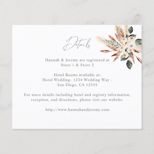 Budget Light Eucalyptus Glow Gold Weduwbrochure Flyer (Voorkant)