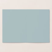 BUDGET Light Sage Green Monochrome Weddenschap Folie Kaarten (Binnen)