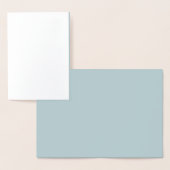 BUDGET Light Sage Green Monochrome Weddenschap Folie Kaarten (Display)