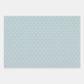 BUDGET Light Sage Green Monochrome Weddenschap Inpakpapier Vel (Voorkant 3)