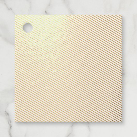 BUDGET Light Terracotta Monochrome WEDDING Bedankjes Labels (Voorkant)