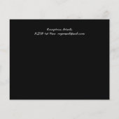 Budget Lijntekening Hut in het Bos Trouw Uitnodigi (Achterkant)