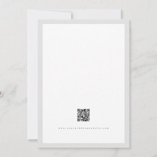 Budget Lijst Sla de datum bekendmaking fotokaart o Save The Date (Achterkant)