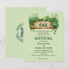 BUDGET Lijst St Patrick's Day huwelijksuitnodiging