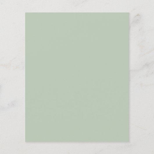 Budget Lila Greenery Floral Wedding Invitation (Achterkant)