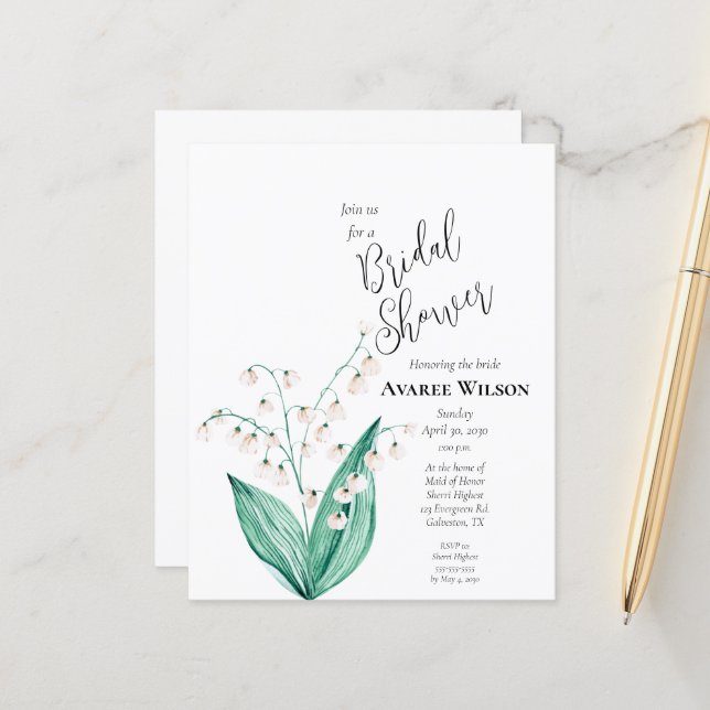 BUDGET Lily van de Valley (Voorkant / Achterkant in situ)