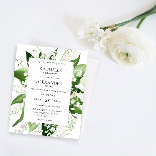 Budget Lily van de Valley White Floral Wedding 2