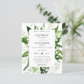 Budget Lily van de Valley White Floral Wedding 2 (Staand voorkant)