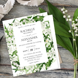 Budget Lily van de Valley White Floral Wedding 3