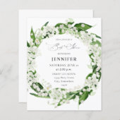 Budget Lily van het Baby shower Valley Floral (Voorkant / Achterkant)