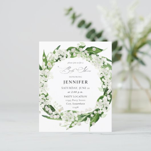 Budget Lily van het Baby shower Valley Floral (Staand voorkant)