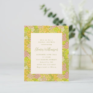 Budget Lime Green Floral Bridal Shower
