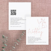 BUDGET Line Art: Roos Gold Glitter QR Weddenschap