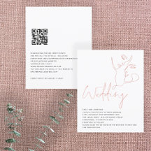 BUDGET Line Art: Roos Gold Glitter QR Weddenschap