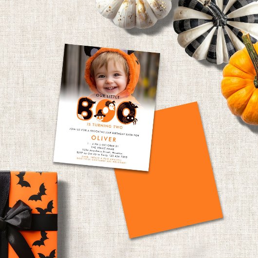 Budget Little Boo draait twee foto's verjaardag