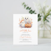 Budget Little Boo Ghosts Pumpkin Herfst Baby showe (Staand voorkant)