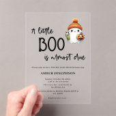 Budget Little Boo Halloween Baby shower Acryl Uitnodigingen (Insitu (Draagbaar))