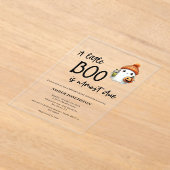 Budget Little Boo Halloween Baby shower Acryl Uitnodigingen (Laagn)