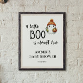 Budget Little Boo Halloween Baby shower Welkom Poster