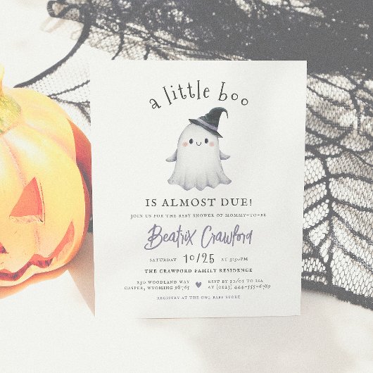 Budget Little Boo Halloween Meisje Baby shower