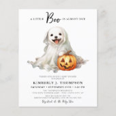 Budget Little Boo Schattige Halloween Baby shower (Voorkant)