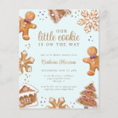 Budget Little Cookie Winter Christmas Baby shower (Voorkant)