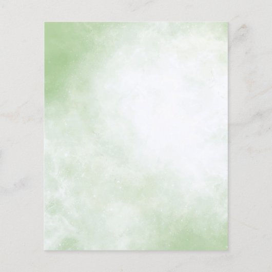 Budget Little Cutie Baby shower Invitation (Achterkant)