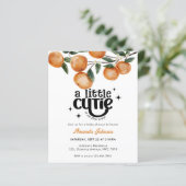 Budget Little Cutie Citrus Sinaasappel Baby shower (Staand voorkant)