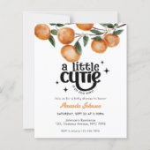 Budget Little Cutie Citrus Sinaasappel Baby shower (Voorkant)