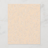 Budget Little Cutie Oranje Blossom Baby shower (Achterkant)