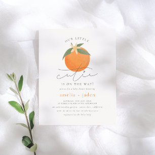 Budget Little Cutie Oranje Blossom Baby shower