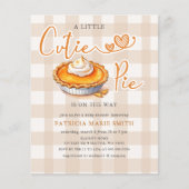 Budget Little Cutie Pie Pumpkin Pie Baby shower (Voorkant)