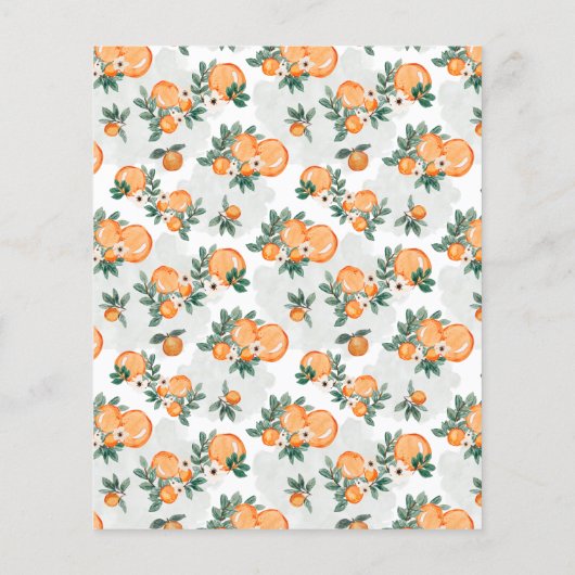 Budget Little Cutie Summer Baby shower Invitation (Achterkant)