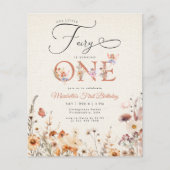 Budget Little Fairy Bloementuin Eerste Verjaardag (Voorkant)