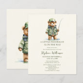 Budget Little Fisherman Vist Beer Baby shower (Voorkant / Achterkant)