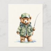 Budget Little Fisherman Vist Beer Baby shower (Achterkant)