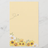 Budget Little Honey Bee Baby shower Invitation (Achterkant)