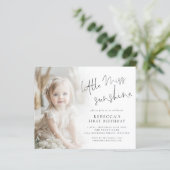 Budget Little Miss Sunshine Foto 1e verjaardag (Staand voorkant)