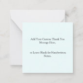 Budget Little Panda Baby shower Dank u Notitiekaartje (Achterkant)