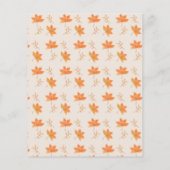 Budget Little Pumpkin Autumn Herfst Baby shower (Achterkant)