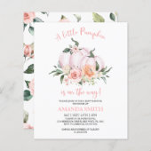 Budget Little Pumpkin Baby shower Invitation (Voorkant / Achterkant)
